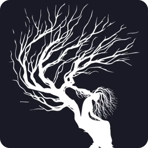 tree or woman silhouette